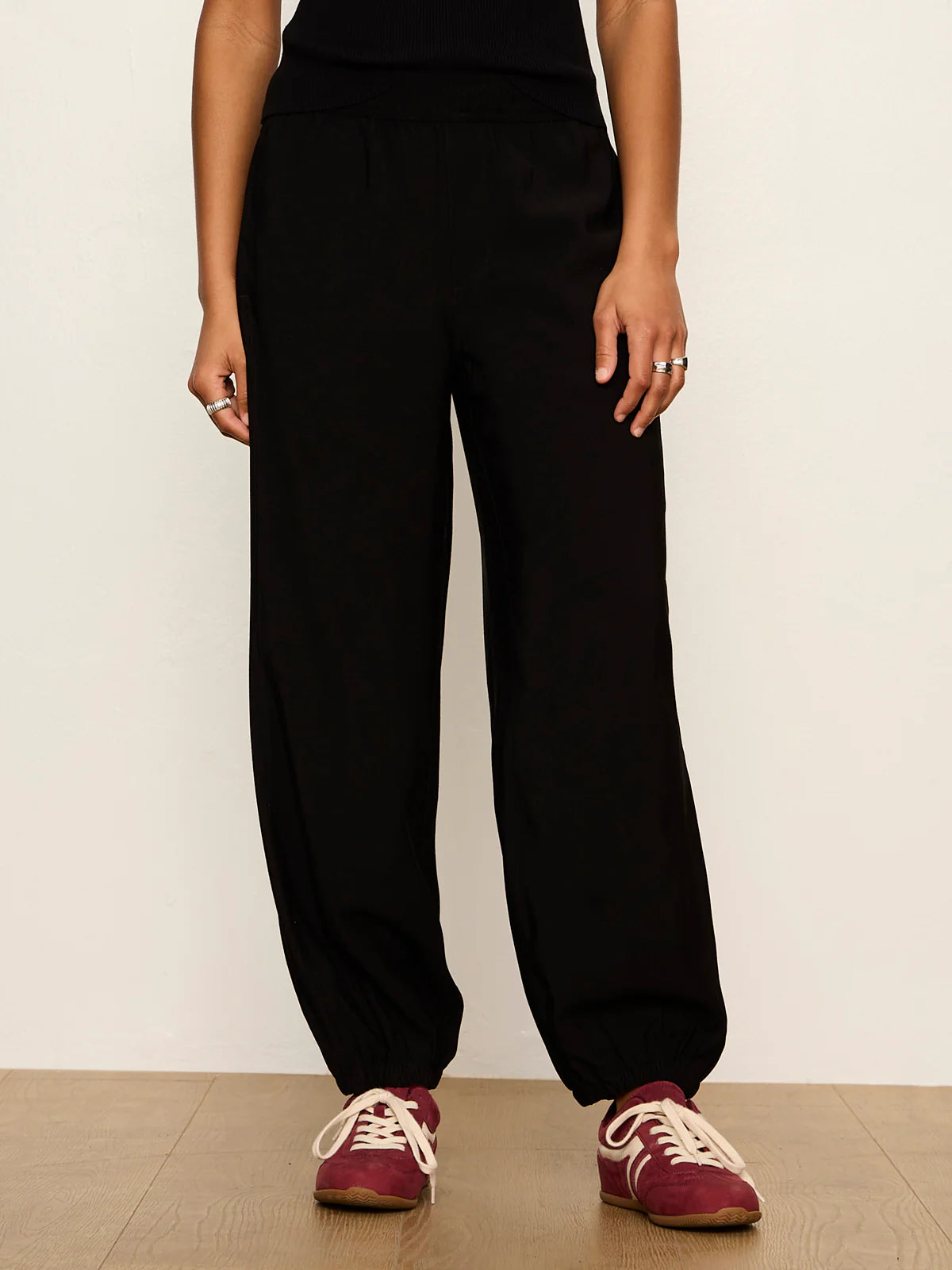 Micro Balloon Pant Black