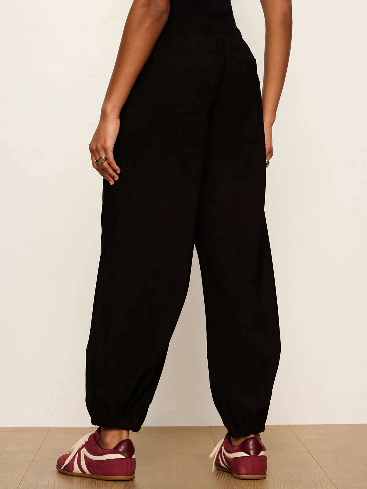 Micro Balloon Pant Black