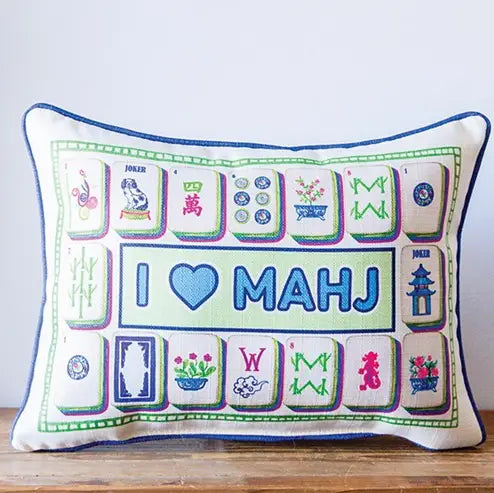 Welcome Piped Pillow