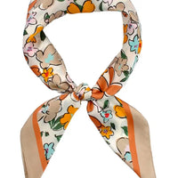 Let Your Dreams Blossom Square Satin Scarf