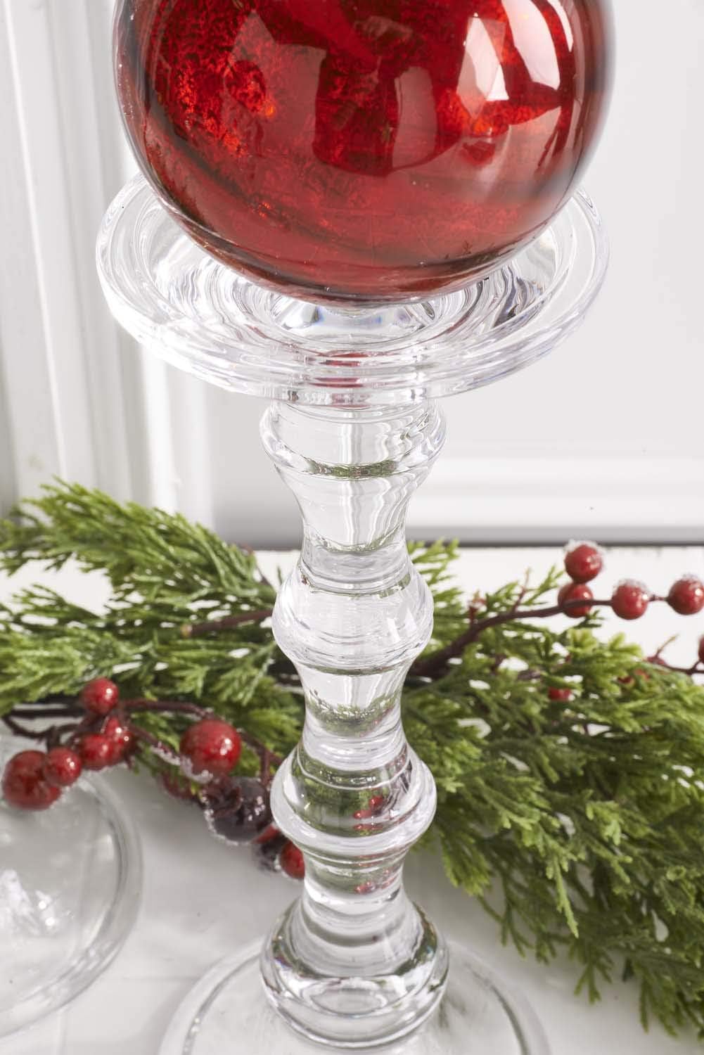 Glass Candle Holder