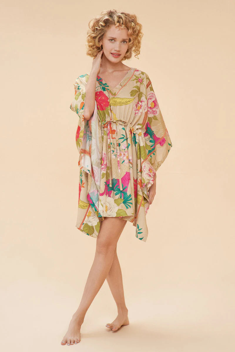 Beach Cover Up - Tropical Flora & Fauna, Coconut