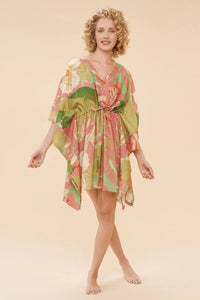 Beach Cover Up - Delicate Tropical, Candy