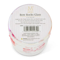11oz Ribbon Rock Glass - Clear Irid.