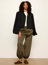 The Autumn Edit Flannel Top Forest Plaid