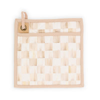 Mocha Check Potholder