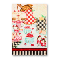 Cherry Bakeshop Printed Dish Towel