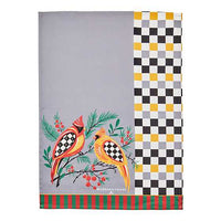 Holiday Cardinal Dish Towel