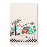 Alpine Village Printed Dish Towel