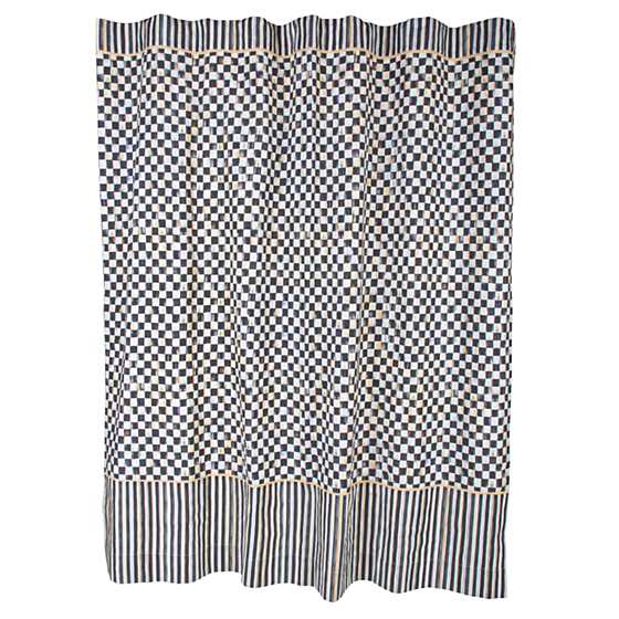 Courtly Check Shower Curtain