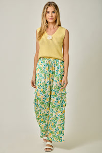 3D FLORAL KNITTED SUMMER VEST