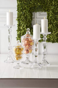 Glass Candle Holder