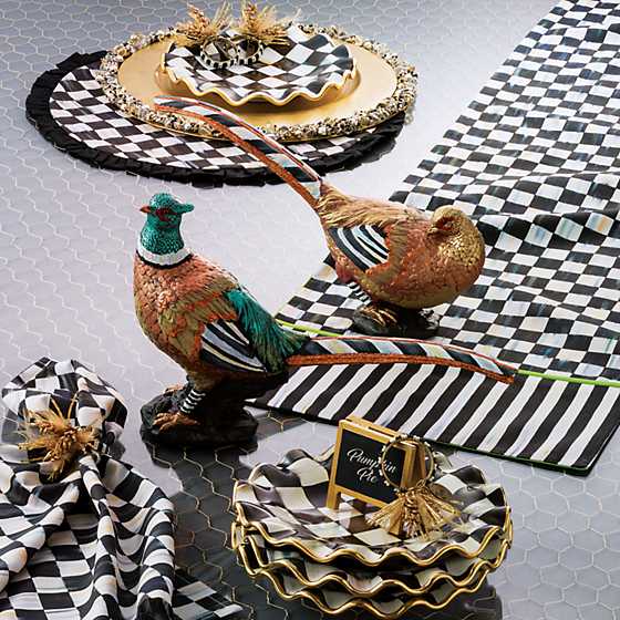 Courtly Check Round Placemat