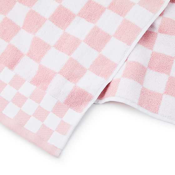 Rosy Check Hand Towel