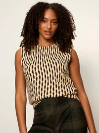 Soft Printed Shell Sweater