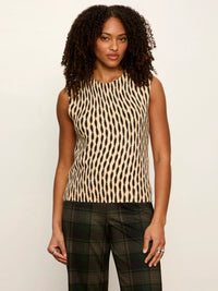 Soft Printed Shell Sweater