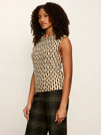 Soft Printed Shell Sweater