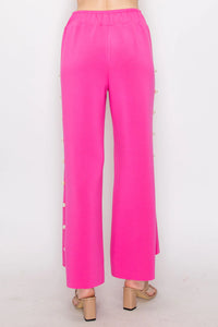 Farrah French Scuba Pearl Long Pant