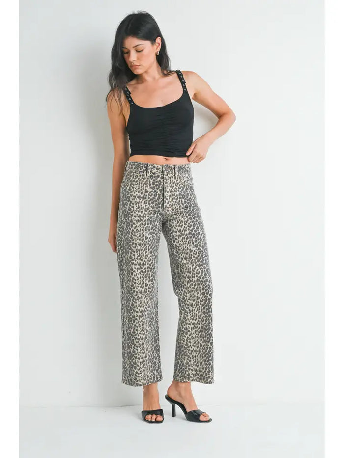 Leopard - Hr Vintage Straight Jeans