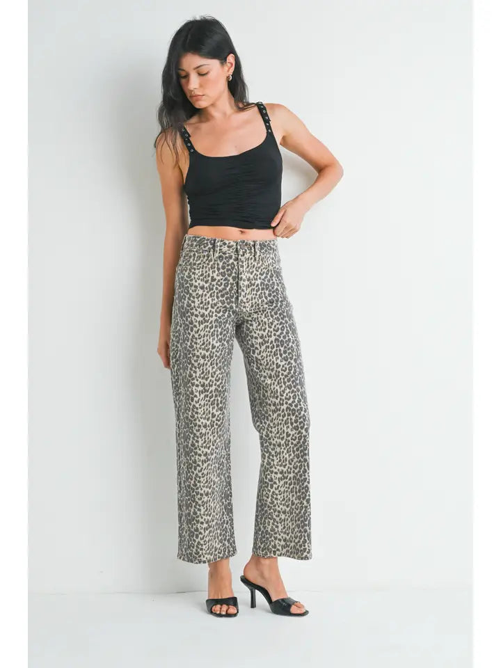 Leopard - Hr Vintage Straight Jeans