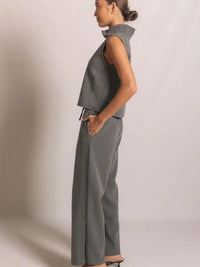 Butter Modal Side Binding Wide Leg Pants