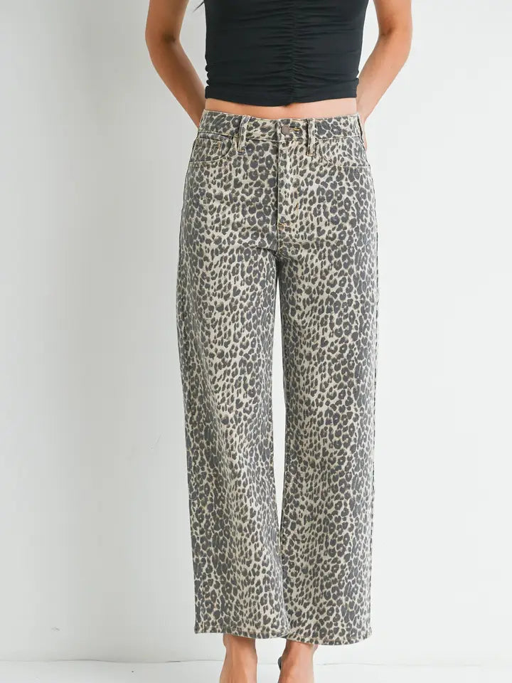Leopard - Hr Vintage Straight Jeans