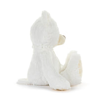 God Bless Baby White Teddy Bear - 11in