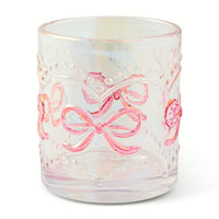 11oz Ribbon Rock Glass - Clear Irid.