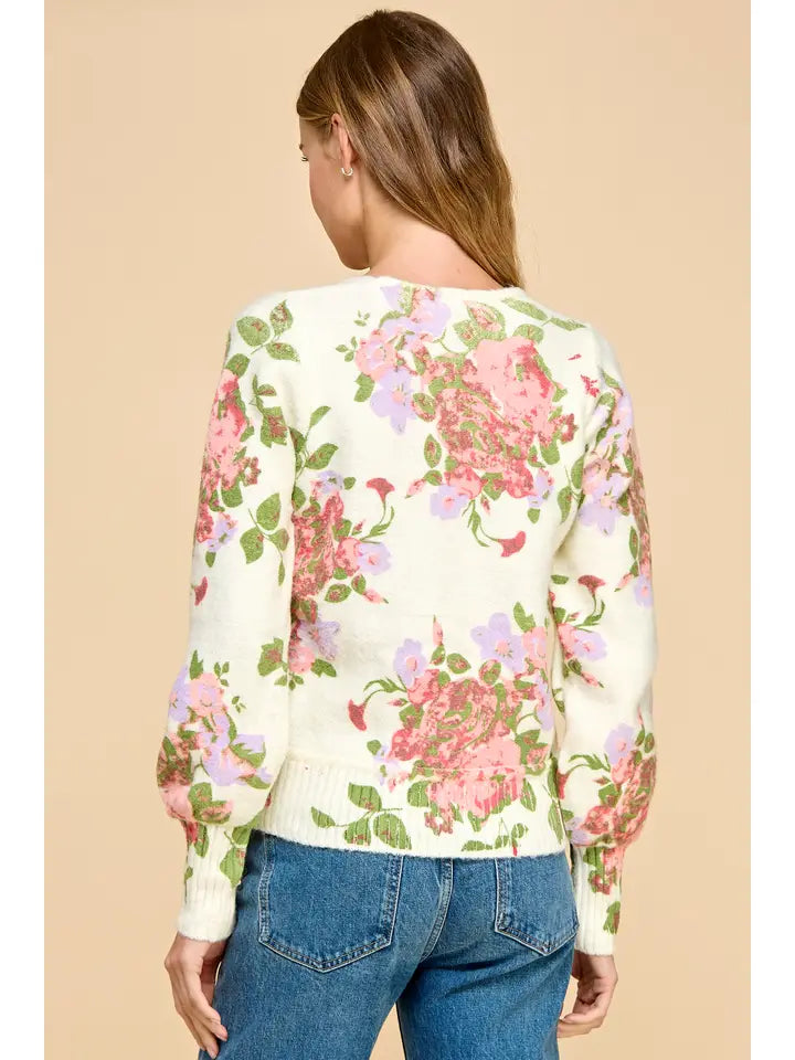 Floral Printed Sweatshirt