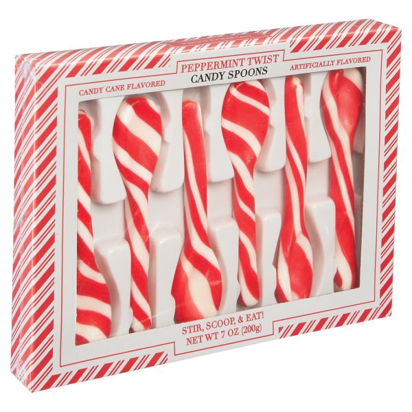 Holiday Candy Cane Spoons - Peppermint Twist & Cinnamon Twist