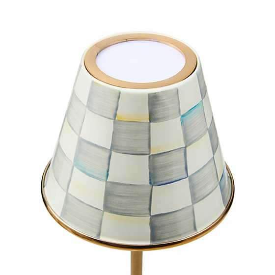 Sterling Check Led Rechargeable Cafe Table Lamp