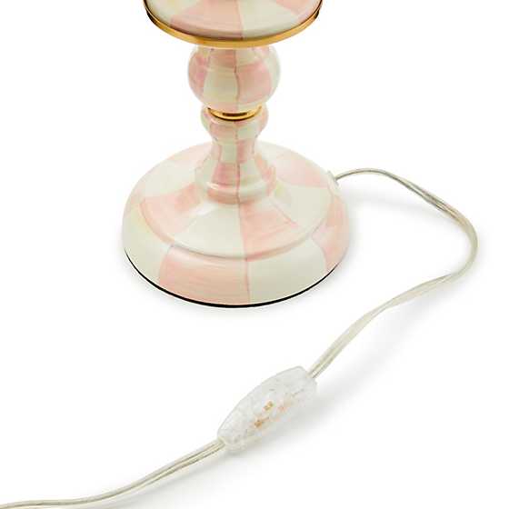 Rosy Check Candlestick Lamp