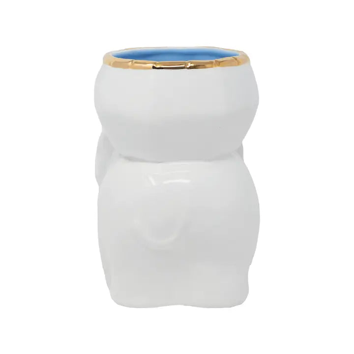 Ceramic Cachepot, Coconut