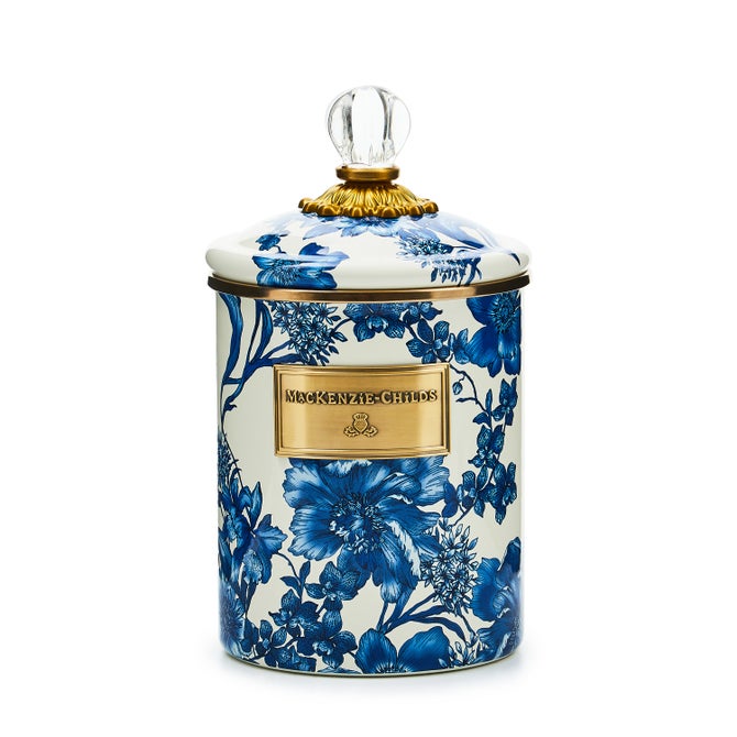 Royal English Garden Medium Enamel Canister