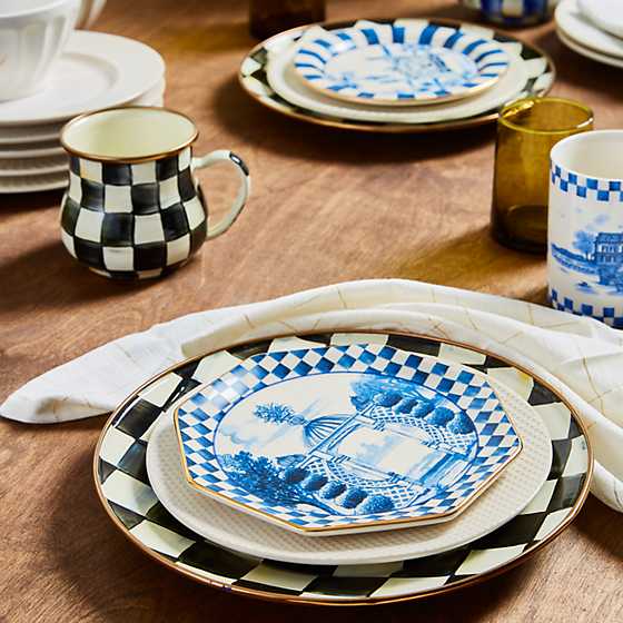 Courtly Check Dinner Plate