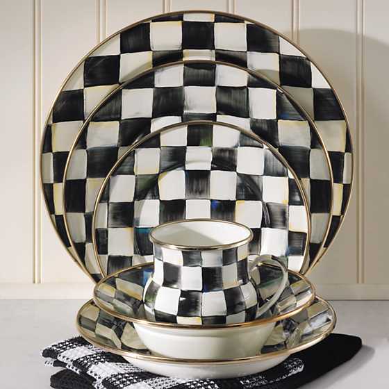 Courtly Check Dinner Plate