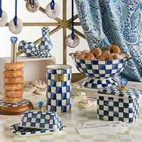 Royal Check Wood Paper Towel Holder