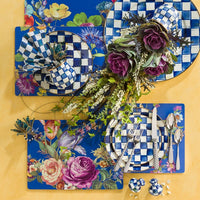 Royal Check Enamel Salt & Pepper Shakers