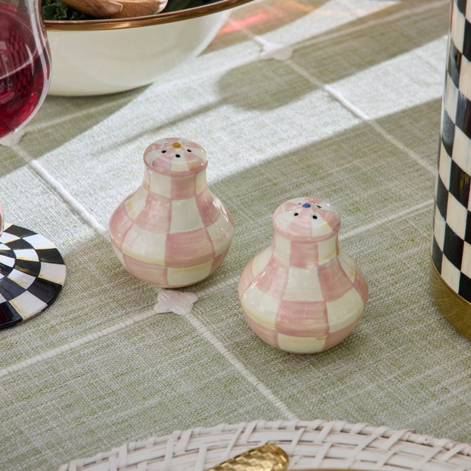 Rosy Check Salt & Pepper Shakers