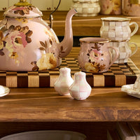 Rosy Check Salt & Pepper Shakers