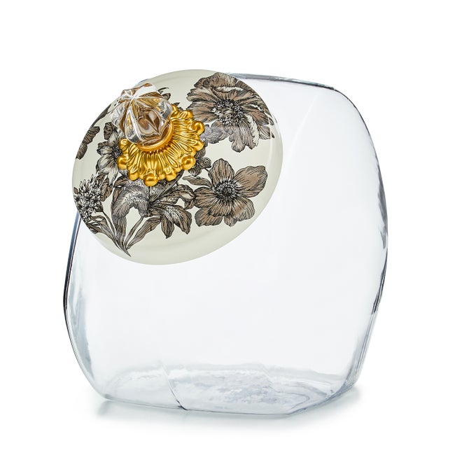 Cookie Jar ith Sterling English Lid