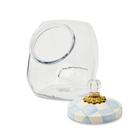 Cookie Jar with Sky Check Lid