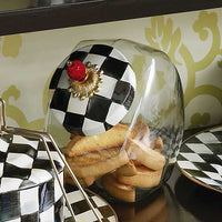 Cookie Jar with Courtly Check Lid