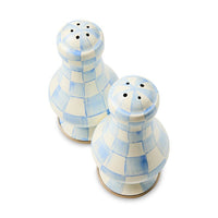 Sky Check Large Salt & Pepper Shakers