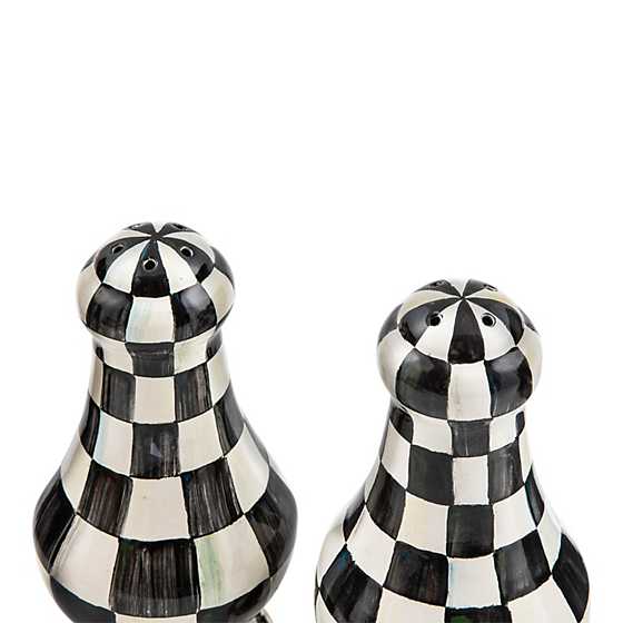 Courtly Check Large Salt & Pepper Shakers