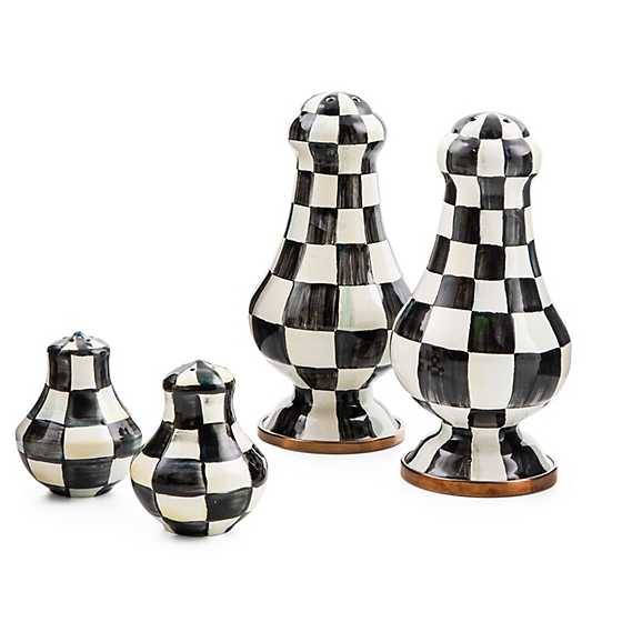 Courtly Check Large Salt & Pepper Shakers