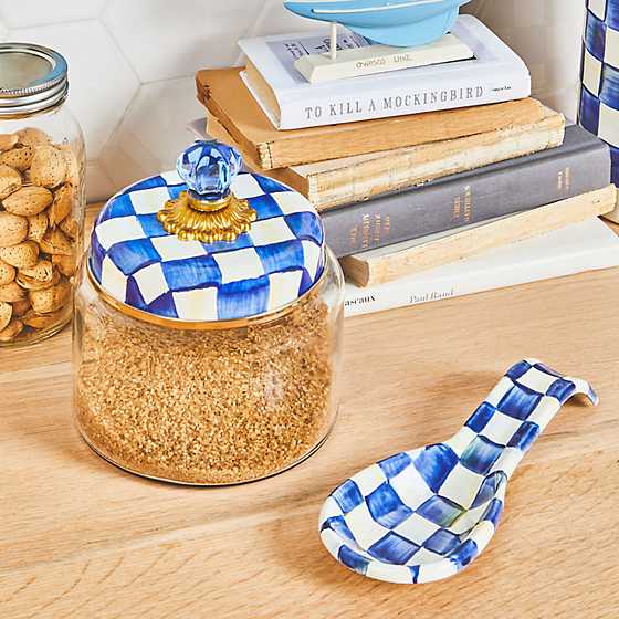 Royal Check Small Kitchen Canister