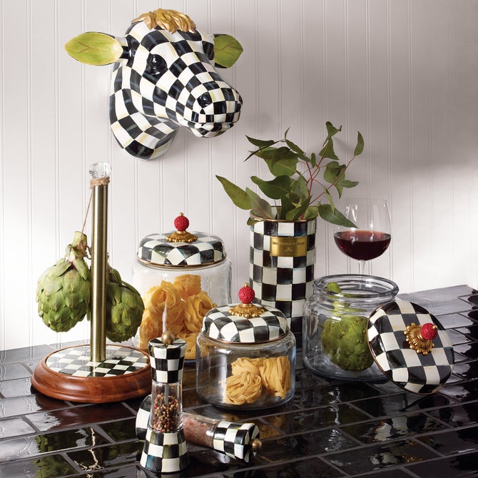 Courtly Check Medium Kitchen Canister