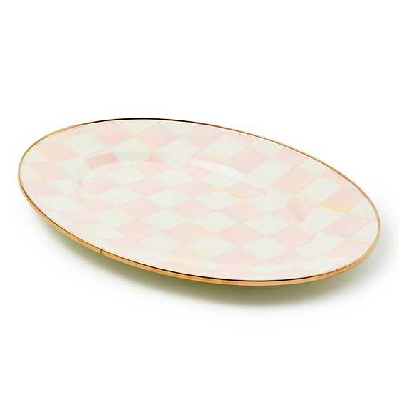 Rosy Check Small Oval Platter