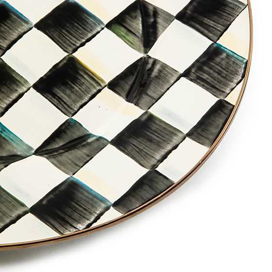 Courtly Check Small Oval Platter